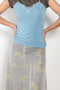 The Layered Tank Top by Acne studios is a layered slipdress with a built-in tshirt
