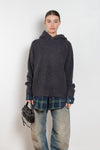 Layered Wool Hoodie