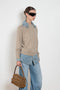 AcneStudios Layered Wool and Denim Knit