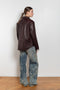 acne studios leather shirt jacket