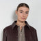 acne studios leather shirt jacket