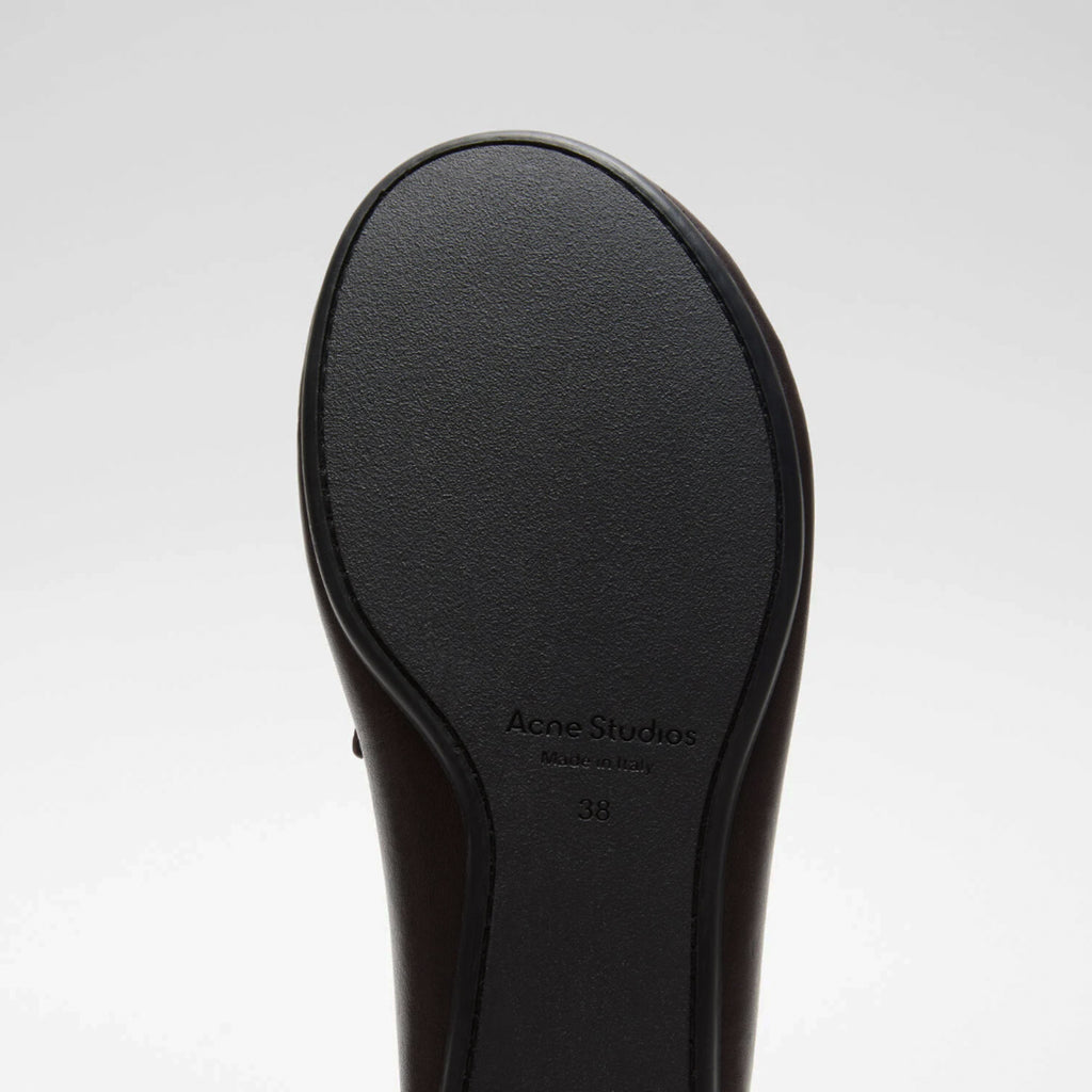 acne studios leather loafer