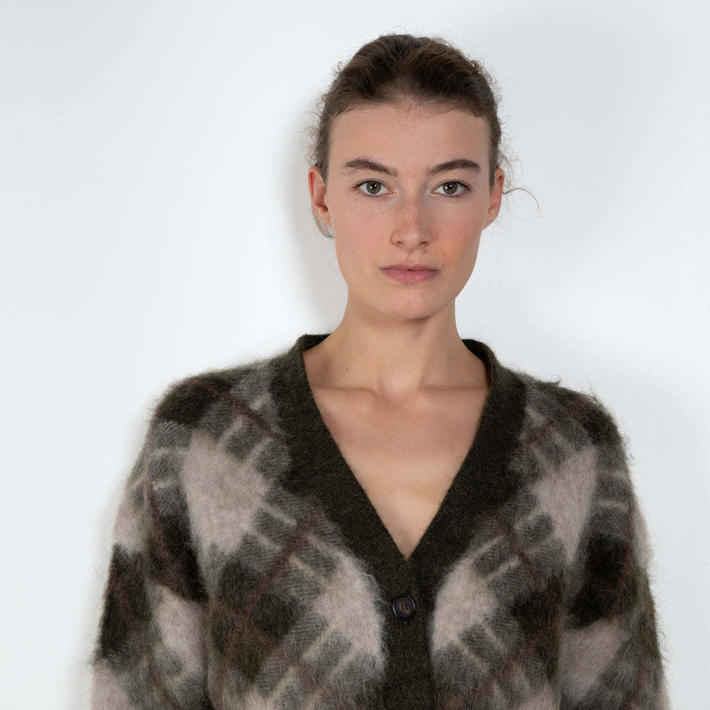 Acne Studios Mohair Vneck Cardigan