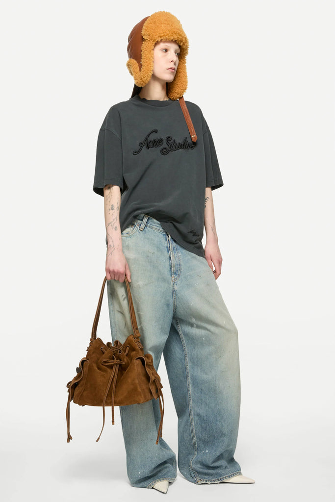 acne studios multi pocket bucket bag