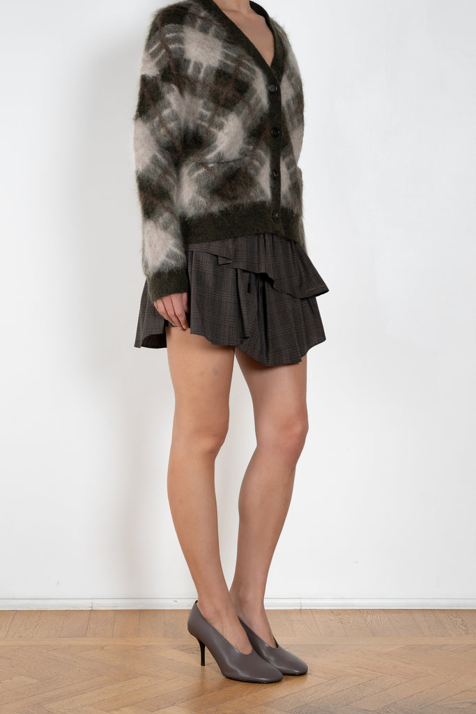 Acne Studios Pleated Wool Skirt