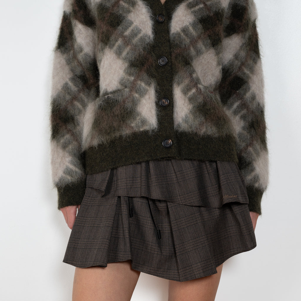 Acne Studios Pleated Wool Skirt