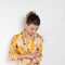 The Printed Dress by Acne Studios is a long sleeve shirt dress crafted in a fluid jersey adorned with a season flower print