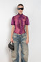 acne studios sheer bow blouse