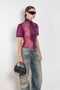 acne studios sheer bow blouse