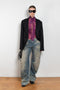acne studios sheer bow blouse