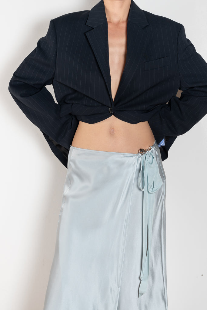 Silk Wrap Skirt