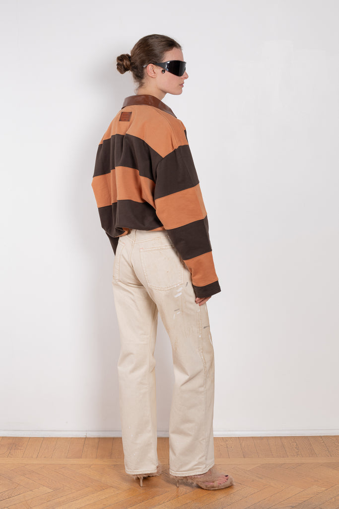 Striped Polo Sweater