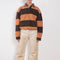 Striped Polo Sweater