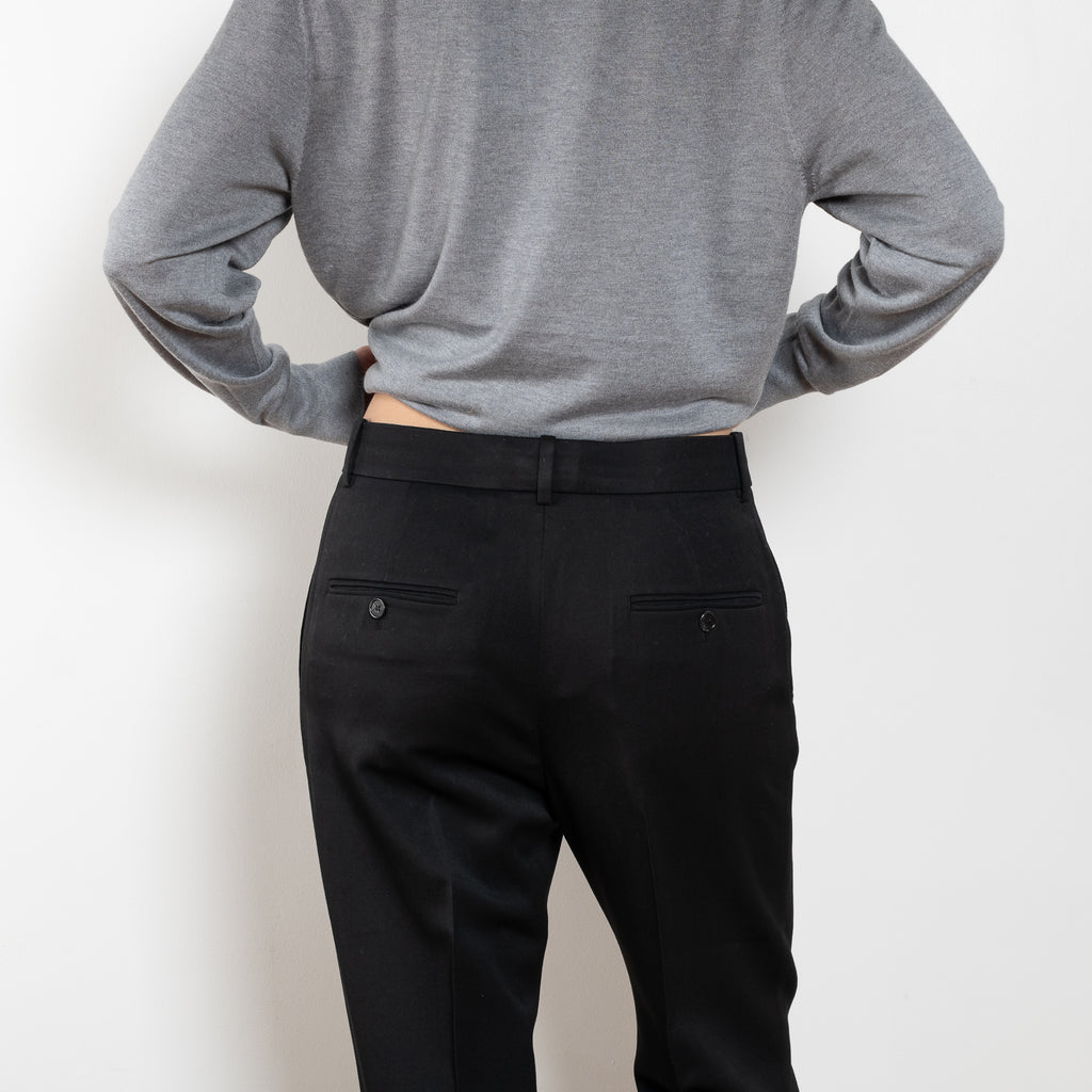 acne studios tailored trouser black wool