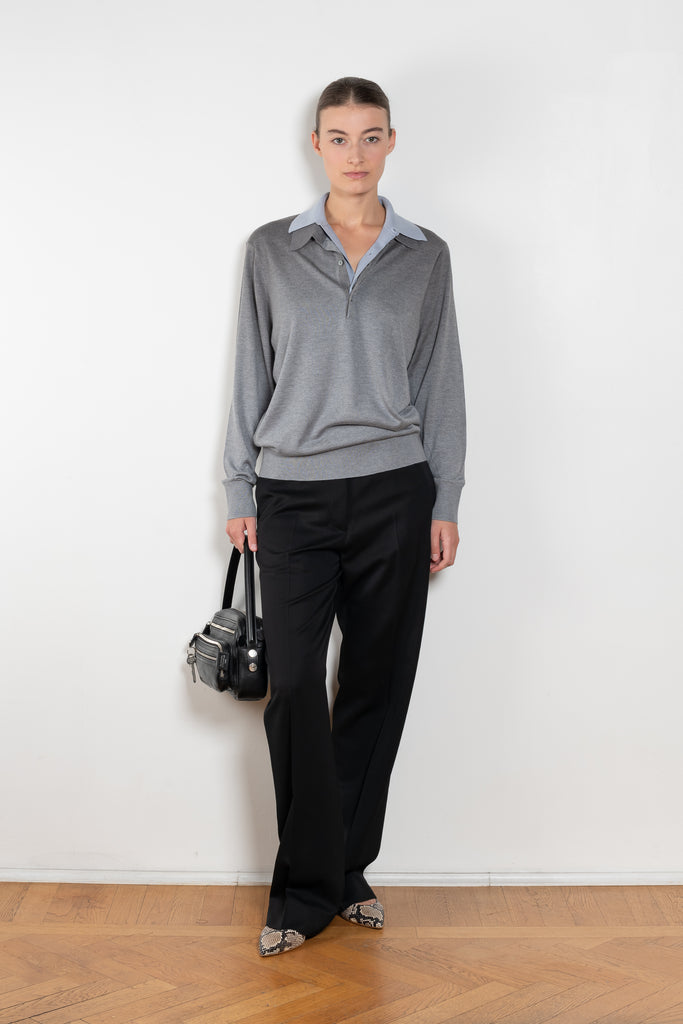 acne studios tailored trouser black wool
