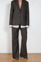 Acne Studios Tailored Wool Check Trousers
