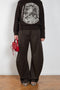 acne studios tailored wool trouser black