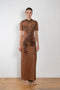 Acne Studios Trompe L Oeil Suede Dres