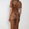 Acne Studios Trompe L Oeil Suede Dres