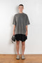 The Tshirt Dress by Acne Studios is a short-sleeve T-shirt dress featuring a layered construction