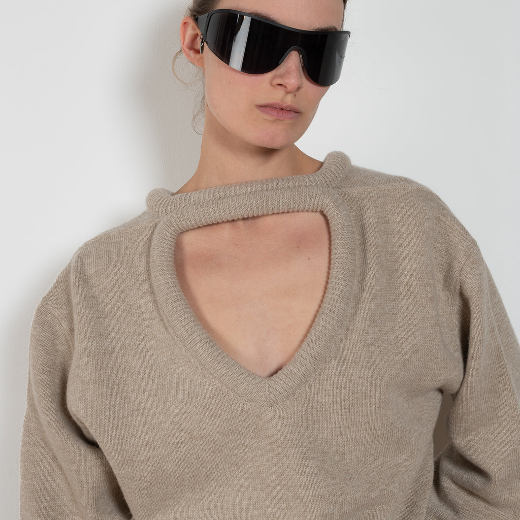 AcneStudios Wool Knit With Cut-Out