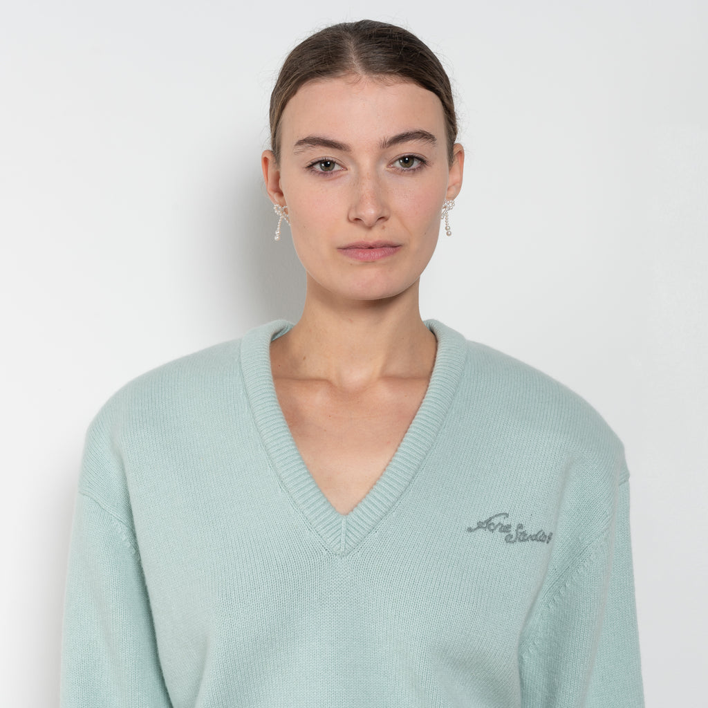 Wool Vneck Sweater
