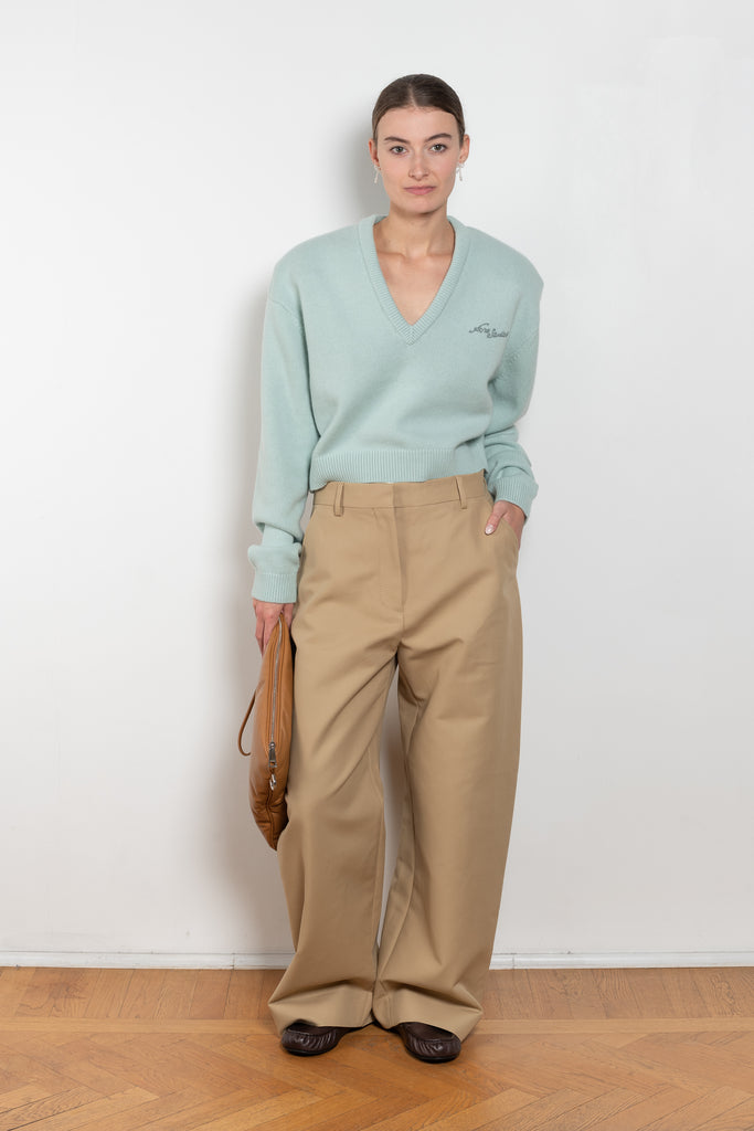 Wool Vneck Sweater