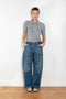 The Belted Denim Trouser by Acne Studios are cut to a relaxed fit with a low waist, wide leg and long length