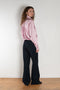 The Pinstripe Trouser by Acne Studios feature a pinstripe pattern crafted from a soft fluid fabric. Cut to a regular fit with a mid-waist, bootcut leg and extra long length.
