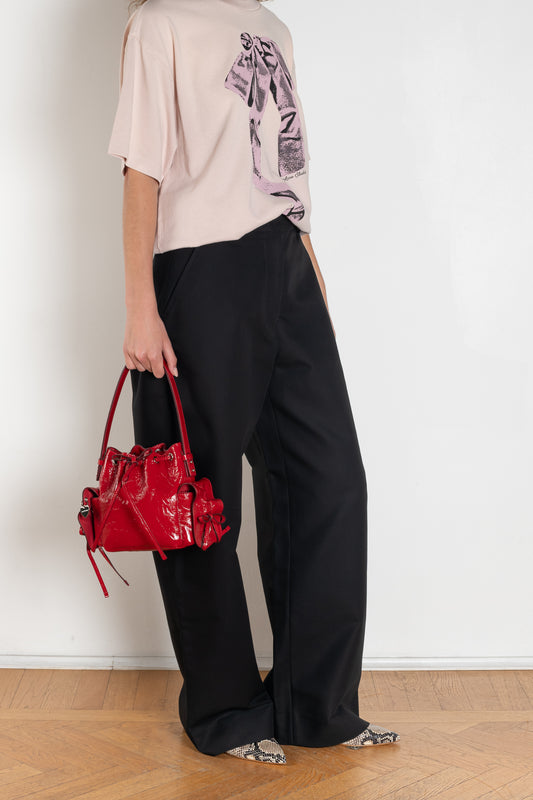 The Tailored Satin Trousers by Acne Studios are crafted from smooth cotton satin woven with a double structure for a refined finish
