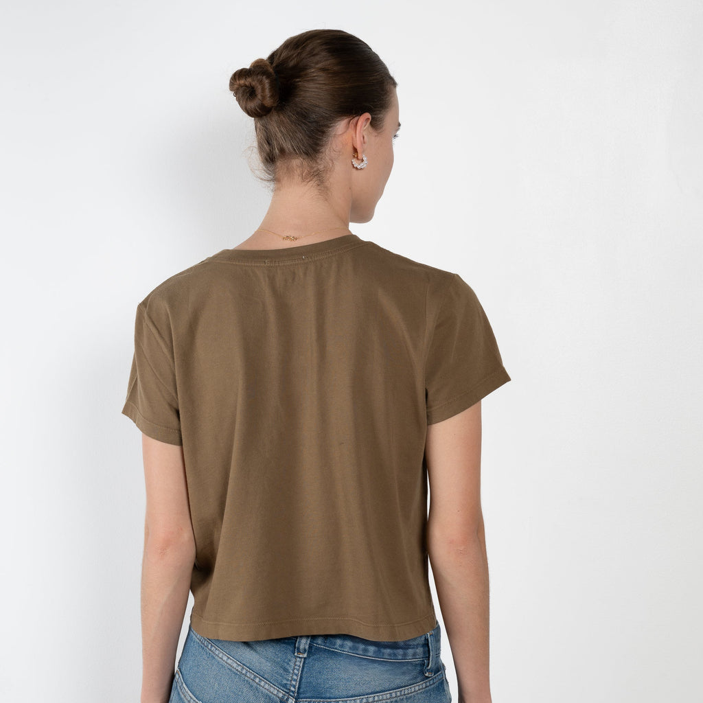agolde adine shrunken tee