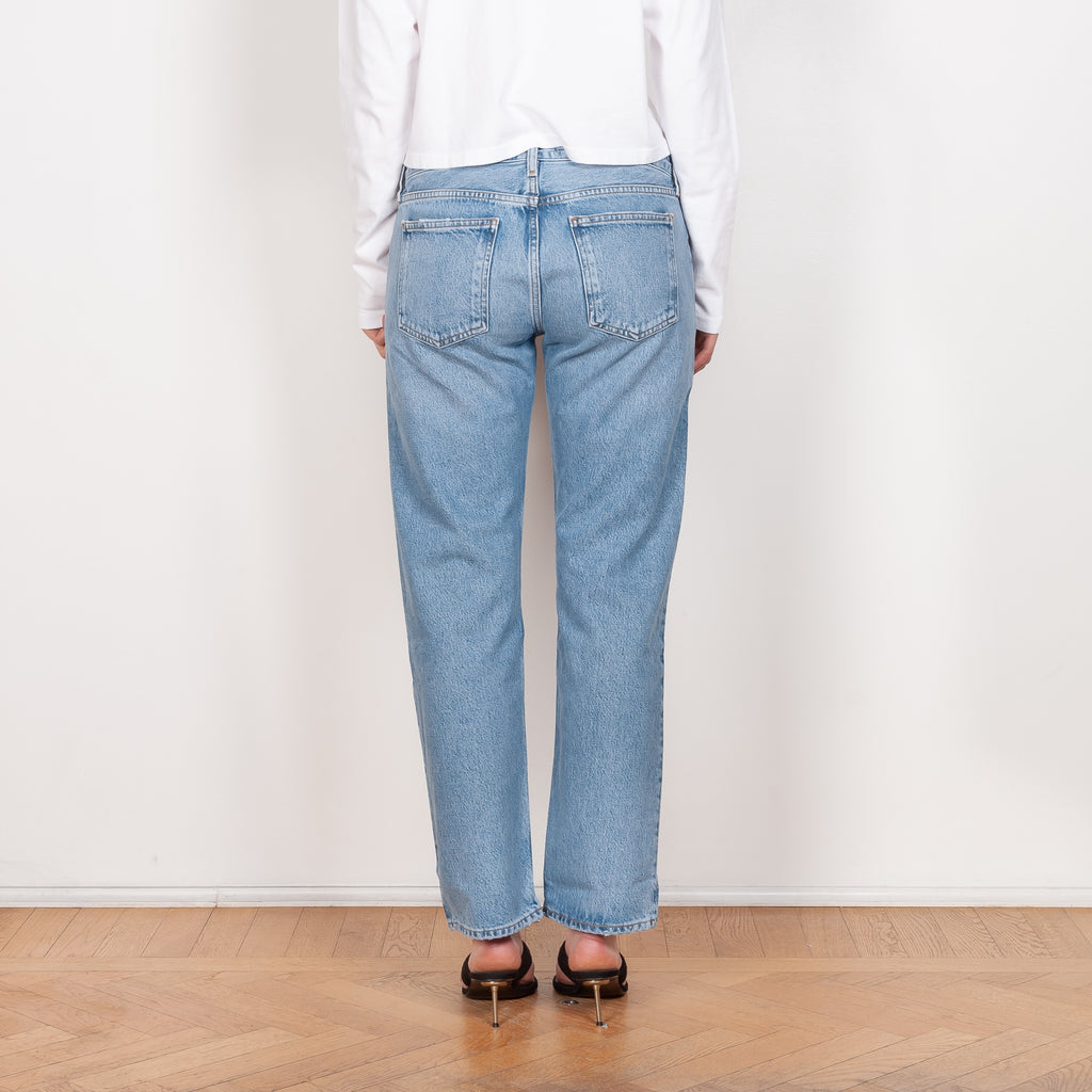 The Amber Jeans by AGOLDE is a low-rise waist jean