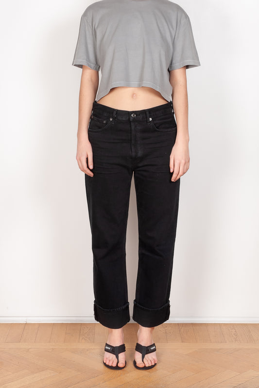 The Fran Jeans by AGOLDE with folded edges