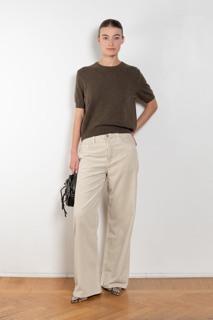agolde keira jean corduroy rice grass