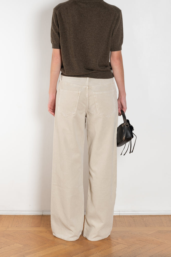 agolde keira jean corduroy rice grass