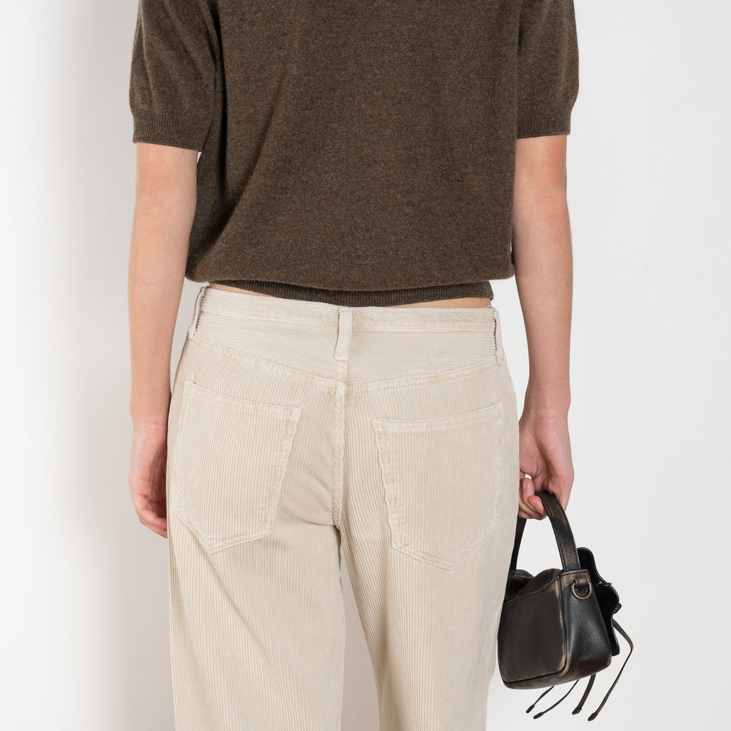agolde keira jean corduroy rice grass