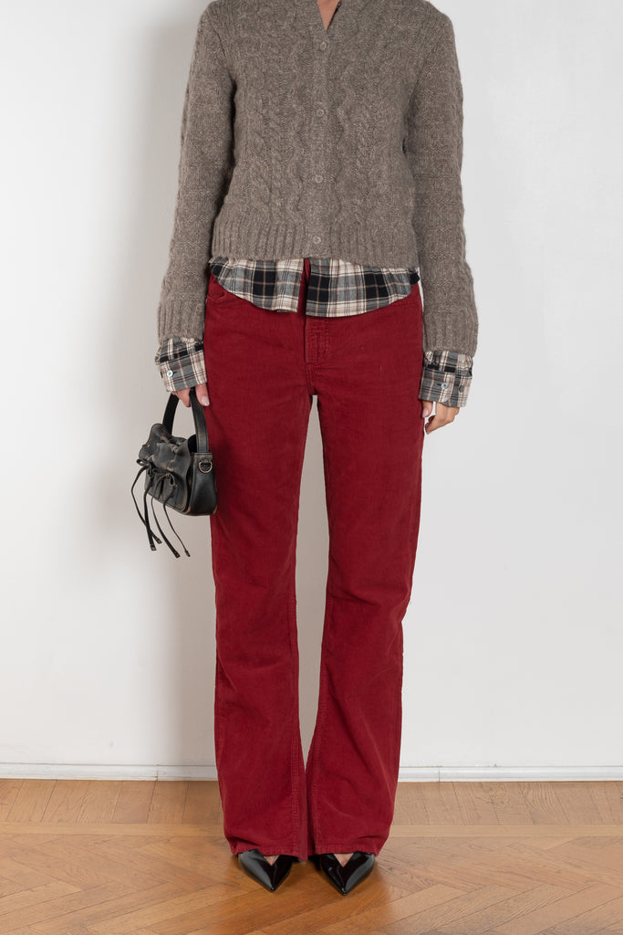 agolde kick boot corduroy