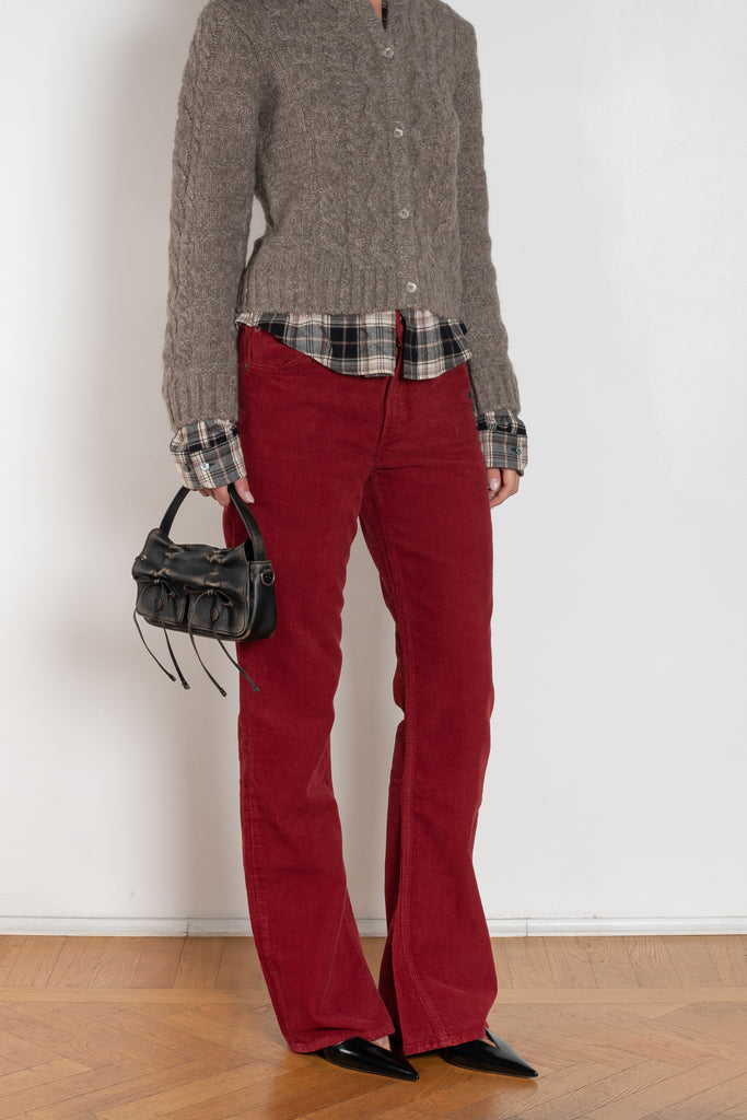 agolde kick boot corduroy
