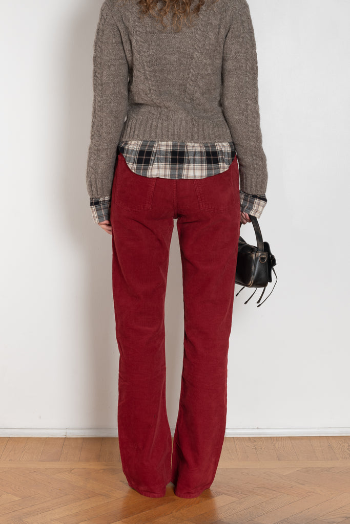 agolde kick boot corduroy
