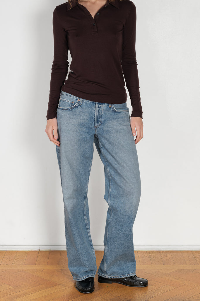 agolde low rise loose