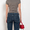 agolde low rise slim jean