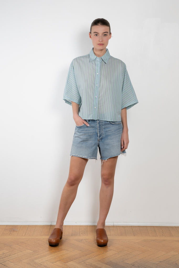 Agolde Merrin Shirt blue