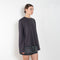 The Runa Tee by Agolde is a structured long sleeved cotton tee with dropped shoulders