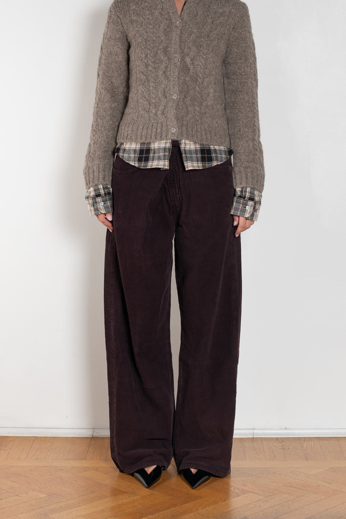 agolde vana fold corduroy