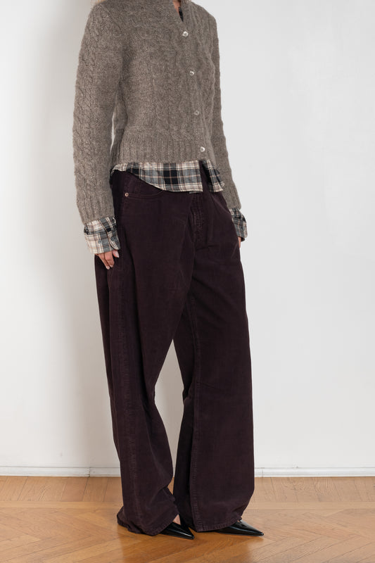 agolde vana fold corduroy