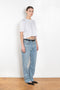 The Kelly Jeans by AGOLDE is a mid waist full length jeans with a straight leg and a flattering square cut top block