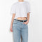 The Kelly Jeans by AGOLDE is a mid waist full length jeans with a straight leg and a flattering square cut top block