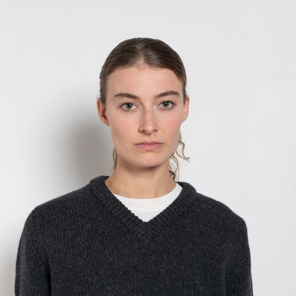 and daughter glenn vneck dark grey