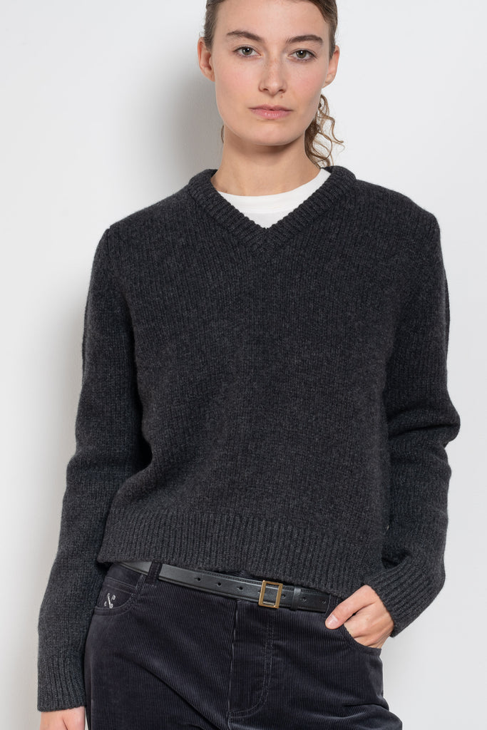 and daughter glenn vneck dark grey
