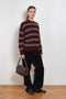 and daughter innes burgundy stripe